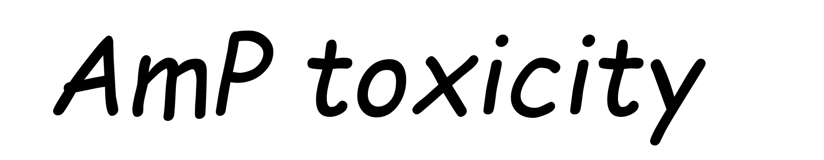 AmP toxicity
